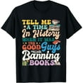 thumbnail image 1 of Read Banned Books Banned Books Week Librarian Funny Creative Graphic T-Shirt, 1 of 3