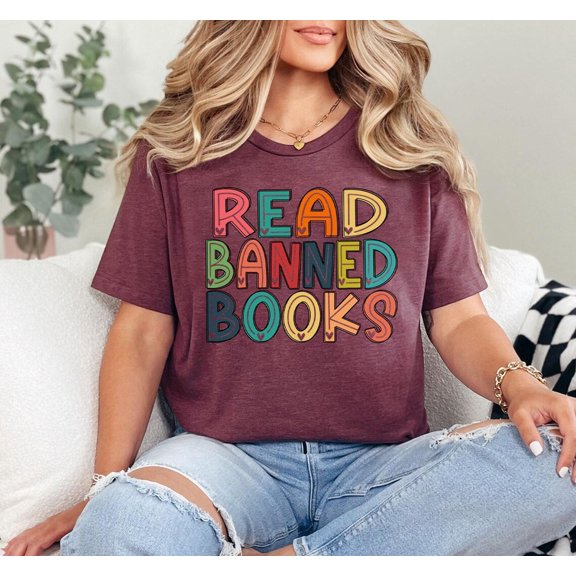 Read Banned Books Shirt, Banned Book Shirt, Reading Shirt, Librarian Shirt, For Book Lover, Bookworm Shirt, Book Lovers Clothing, Read Tshirt All Size S-5XL