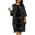 thumbnail image 1 of Read Banned Books Sleepshirts For Sleeping Travels Loose Sleepdress Pajama Dress Soft Nightdress Sleepwear, 1 of 7