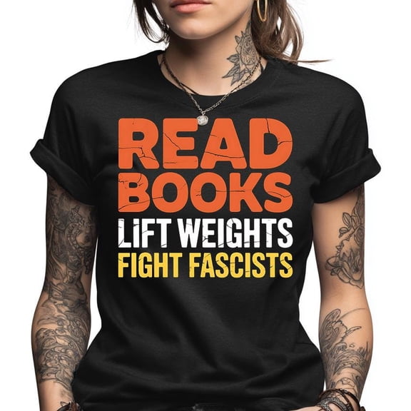Read Books Lift Weights Shirt | Intellectual Strength Tee | Mind Body Connection | Knowledge & Fitness Empowerment Gift