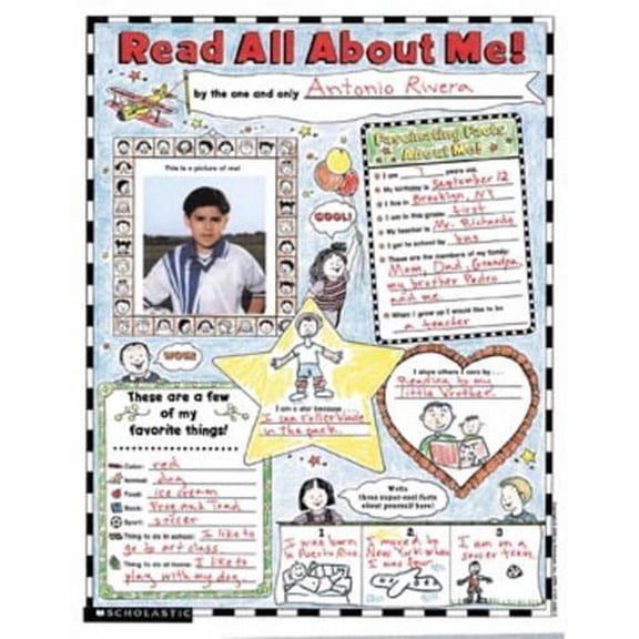 Read All about Me Instant Personal Poster Set, Grades K-2 : 30 Big Write-And-Read Learning Posters Ready for Kids to Personalize and Display with Pride!