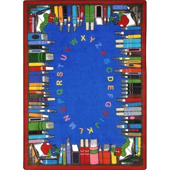 Read & Learn Rectangle Classroom Rug Multi Color - 5 ft. 4 in. x 7 ft. 8 in.