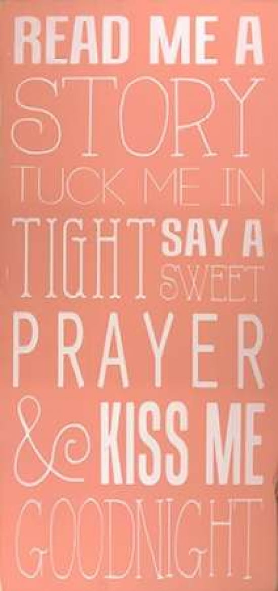 Read Me a Story - Peach Canvas Art - Holly Stadler (10 x 20)