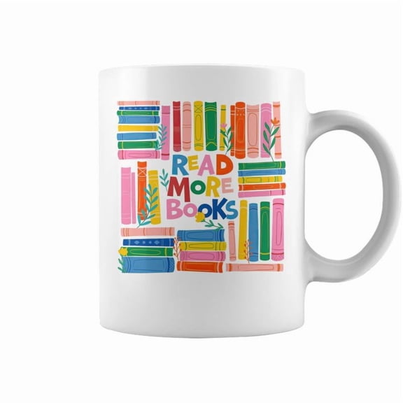 Read More Books Library Reading Literature Book Lover Nerd Coffee Mugs