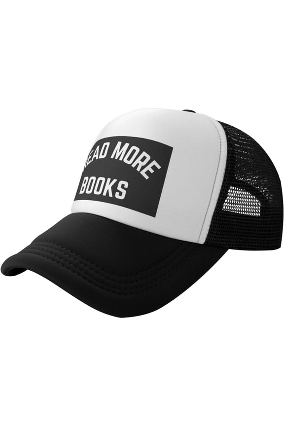 Read More Books Mesh Cap Unisex Baseball Cap Men Women Trucker Hat