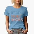 thumbnail image 1 of Read More Books Quote Art Merch Gift, Baby Blue T-Shirt, XL, 1 of 5