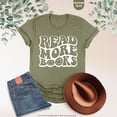 thumbnail image 1 of Read More Books Shirt, Librarian Shirt, Book Reader Shirt, Bookish Shirt, Book Lover Gift, Library Shirt, Reading T-Shirt, Gift For Librarian, 1 of 2