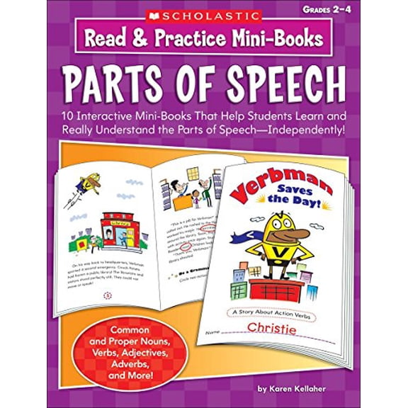Pre-Owned Parts of Speech : 10 Interactive Mini-Books That Help Students Learn and Really Understand the Parts of Speech--Independently! (Paperback) 9780439458566