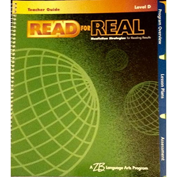 Pre-Owned Read for Real - Level D - Nonfiction Strategies for Reading Results - Teacher Guide - 4th Grade - WITH CD (Nonfiction Strategies for Reading Results) Paperback
