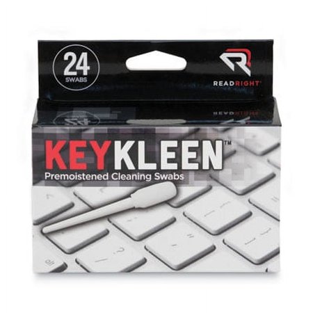 Read Right-1PK KeyKleen Premoistened Cleaning Swabs, 24/Box
