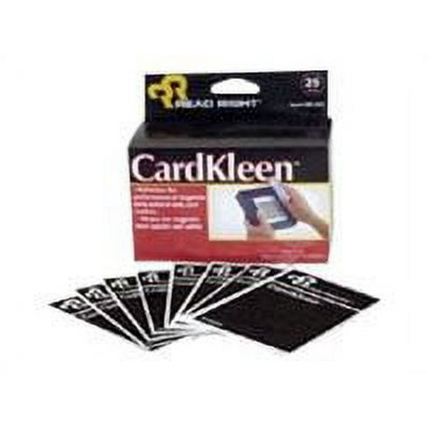 Read Right CardKleen Presaturated Head Cleaning Cards 2 1/2" x