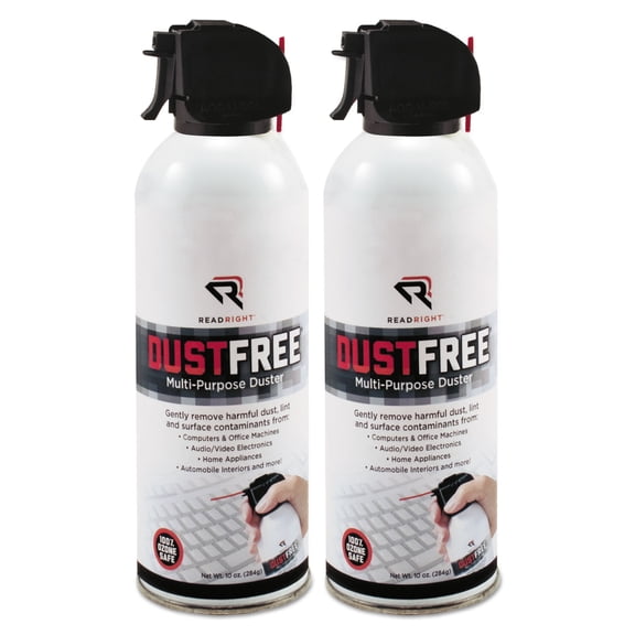 Read Right DustFree Multipurpose Duster 2 10oz Cans/Pack RR3722