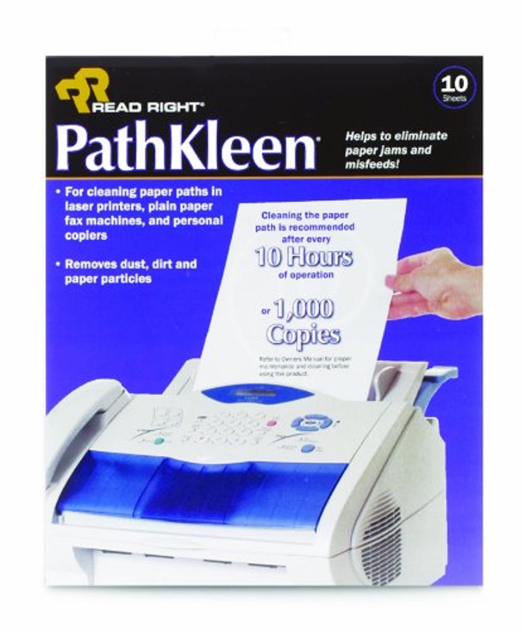 Read Right Pathkleen Laser Printer Cleaning Sheets (RR1237)