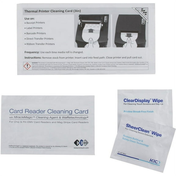 Read Right Point of Sale Cleaning Kit - For POS Equipment, Display Screen, Smartphone, Tablet, Printer, Monitor, Barcode Scanner - 1 Each | Bundle of 2 Each
