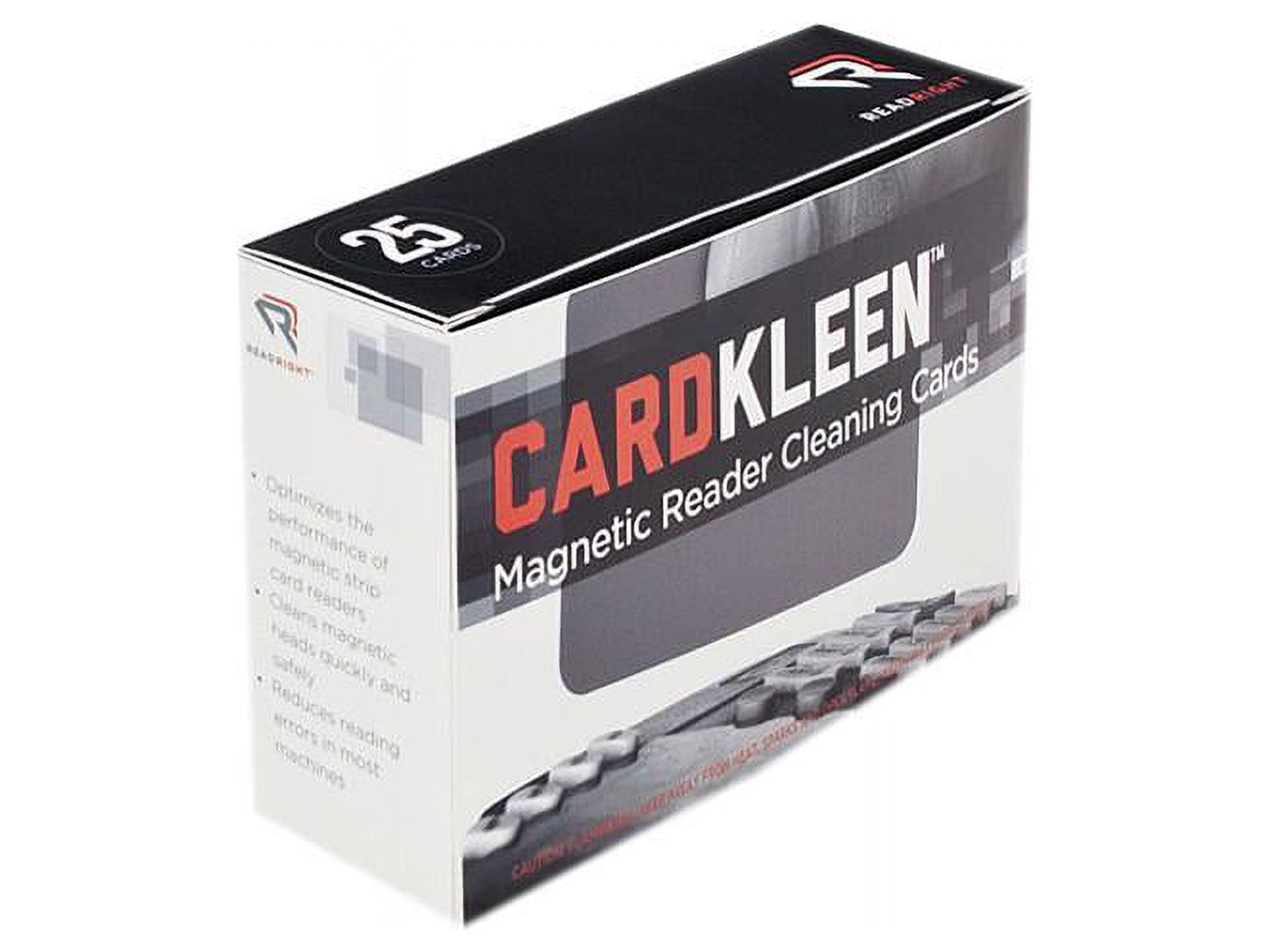 Read Right RR1222 CardKleen Presaturated Head Cleaning Cards