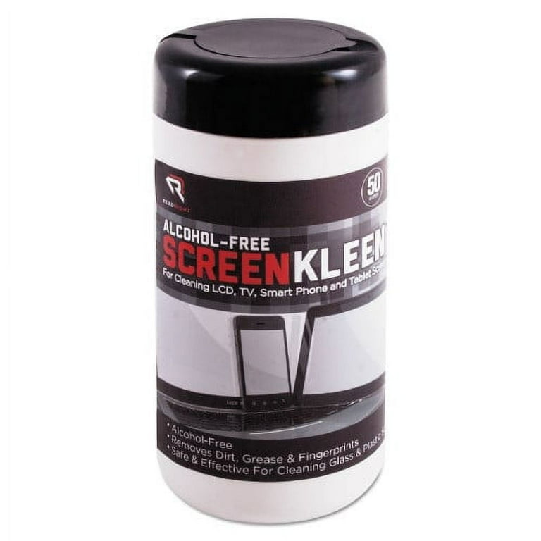 ScreenKleen Monitor Screen Wet Wipes, Cloth, 5.25 x 5.75, Unscented, 50/Tub ScreenKleen Monitor Screen Wet Wipes, Cloth, 5.25 x 5.75, Unscented, 50/Tub
