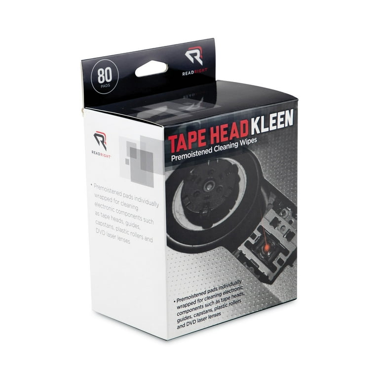 Tape Head Kleen Pad, Individually Sealed Pads, 5 x 5, 80/Box Tape Head Kleen Pad, Individually Sealed Pads, 5 x 5, 80/Box