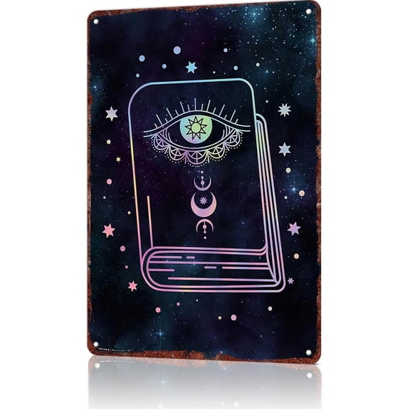 Read Sign Mystical Book Of Knowledge Vintage Metal Tin Sign Book Signs Library Decor For Home Library Bookstore Coffee Shop Study Room Kids Room Classroom Wall Decor 8x12inch