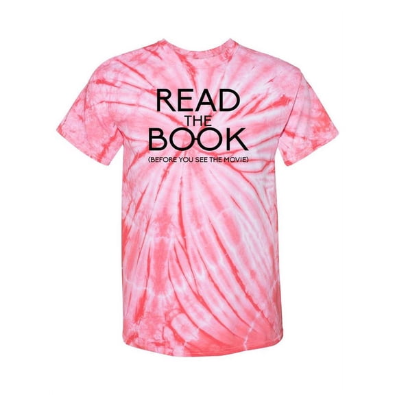 Read The Book! Tie-Dye Cyclone Men -Smartprints Designs, Male x-Large
