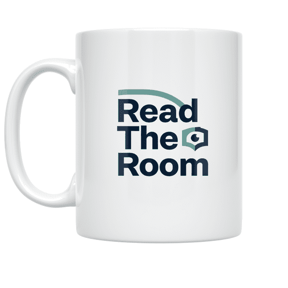 Read The Room Server Pocket Print - Server Enthusiast - 11 oz Ceramic Coffee Mug