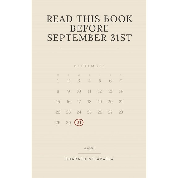 Read This Book Before September 31st, (Paperback)