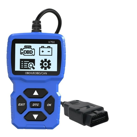 Read Vehicle Information Car Diagnostic Tool Code Reader V750 Multi-langua Check Engine System OBD2 Scanner Battery Tester ,Accurate Readings