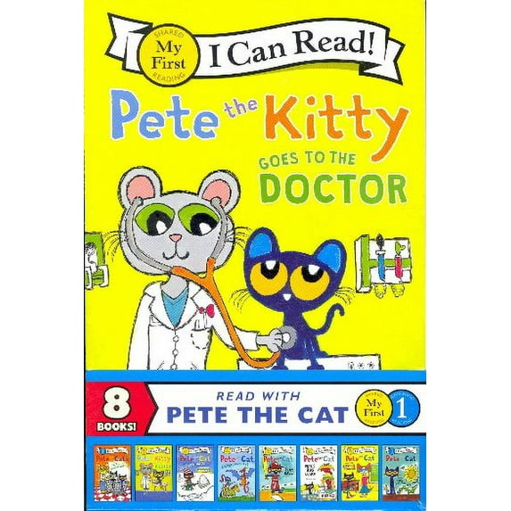 Read With Pete the Cat 8 Book Collection (My First I Can Read/Level 1)