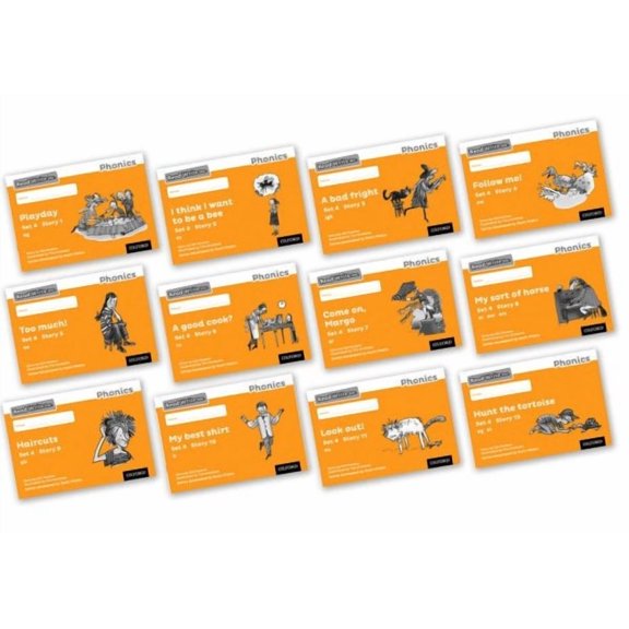 Read Write Inc. Phonics: Black And White Orange Set 4 Storybooks Mixed Pack Of 12