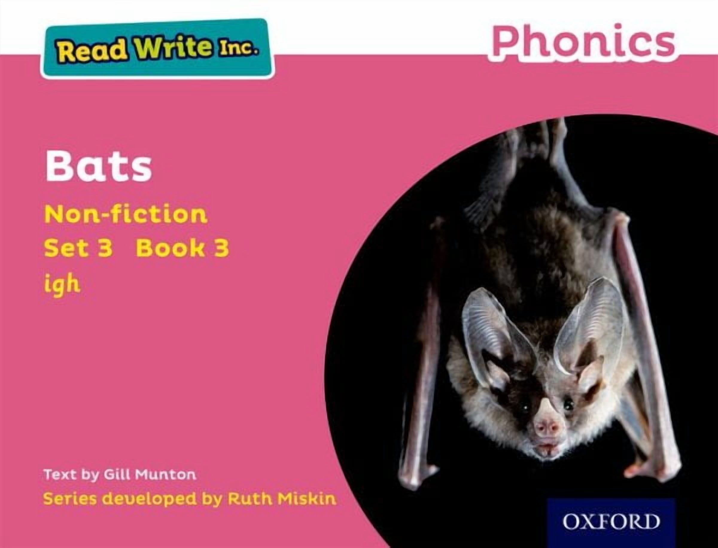 Read Write Inc. Phonics: Pink Set 3 Non-Fiction 3 Bats - Walmart.com