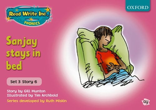 Pre-Owned Read Write Inc. Phonics: Pink Set 3 Storybooks. Sanjay Stays ...