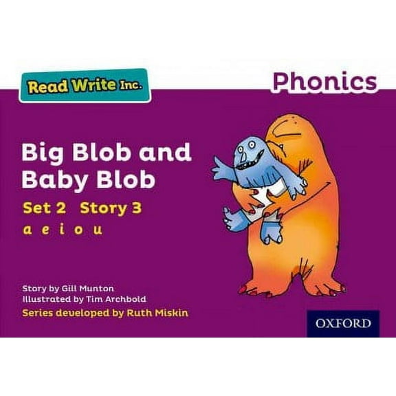 Read Write Inc. Phonics: Purple Set 2 Storybook 3 Big Blob And Baby Blob