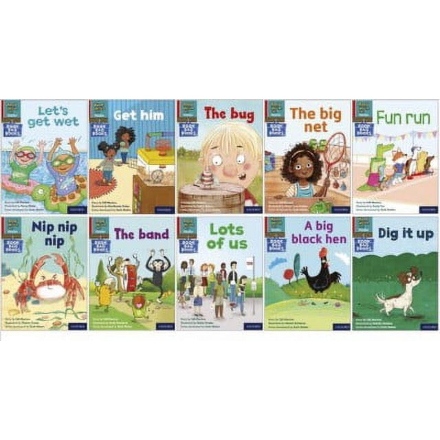 Read Write Inc. Phonics: Red Ditty Book Bag Books Mixed Pack Of 10 ...