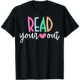 thumbnail image 1 of Read Your Heart Read Reading Librarian Book Across America T-Shirt, 1 of 4