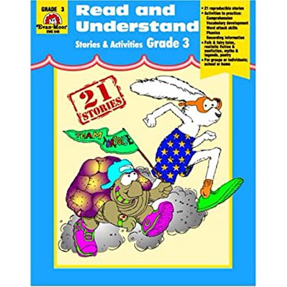 Pre-Owned Read & Understand Stories & Activities, Grade 3 (Paperback) 1557996296 9781557996299