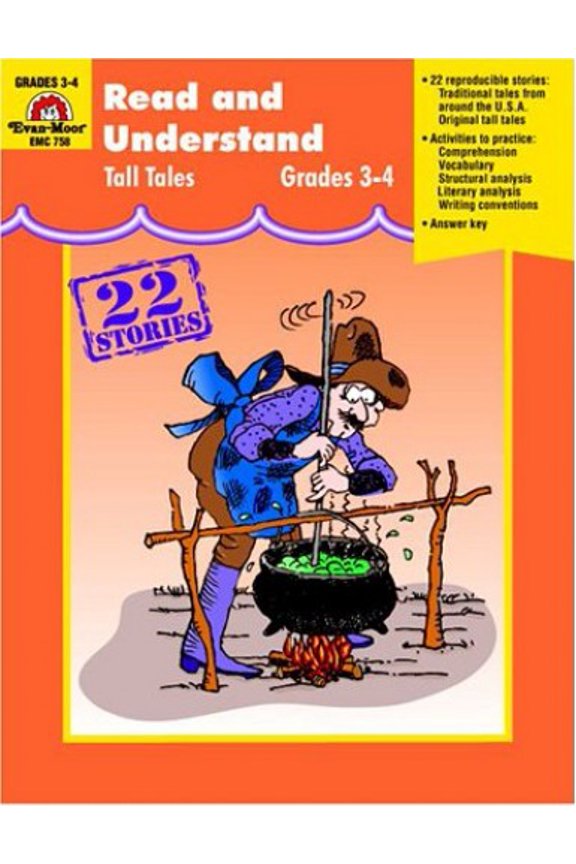 Pre-Owned Read & Understand Tall Tales, Grades 3-4 (Paperback) 1557997519 9781557997517