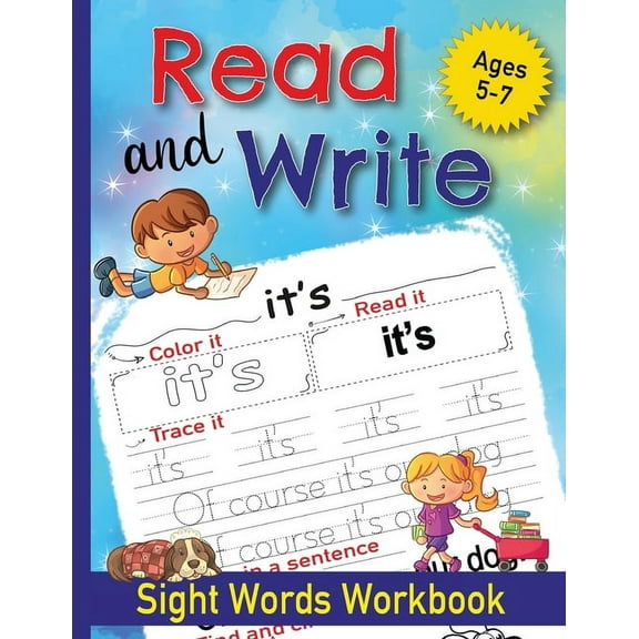 Read and Write Sight Words Workbook: 100 Sight Words and Phonics Activity Workbook (Paperback)