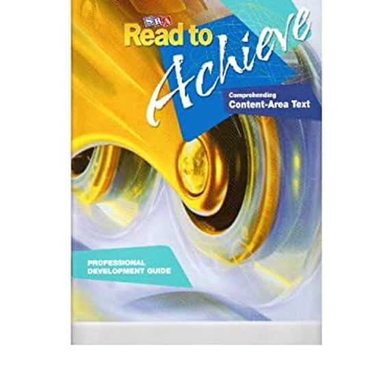 Pre-Owned Read to Achieve: Comprehending Content Area Text, Professional Development Guide: Read to Achieve: Additional Pd Guide - Comprehending Content Area Te (Paperback) 0076219941 9780076219940