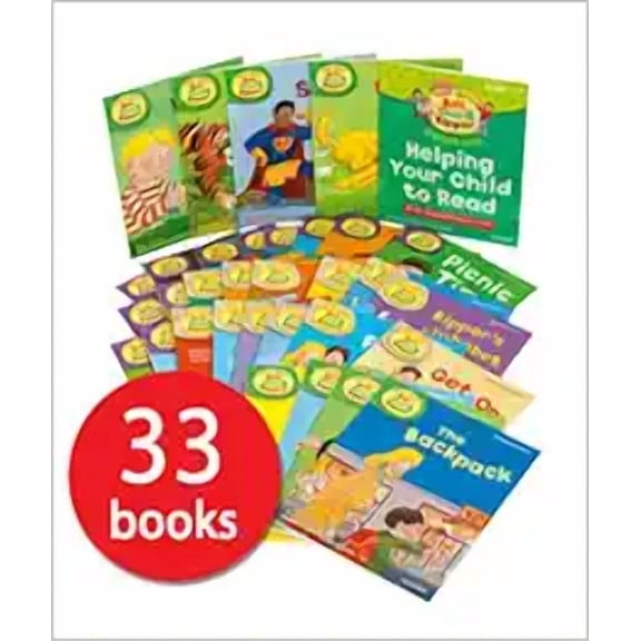 Pre-Owned Read with Biff, Chip & Kipper Set Phonics and First Stories 33 Books Collection Level 1-3 Paperback