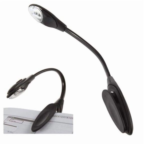 Read with ease using our Book Light - Reading Light with LED and Clip Black