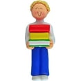 thumbnail image 1 of Reader Male Blonde Personalized  Christmas Ornament DO-IT-YOURSELF, 1 of 1