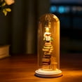 thumbnail image 1 of Reader Night Light, LED Resin Stained Stacked Books Lamp, 3D Miniature Book Lovers Sculpture Led Light, LED Reader Night Light with Mini Book Library Reading Figurine B, 1 of 9