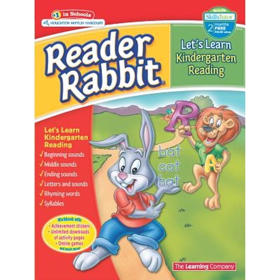 Reader Rabbit: Reader Rabbit Let's Learn Kindergarten Reading (Paperback)