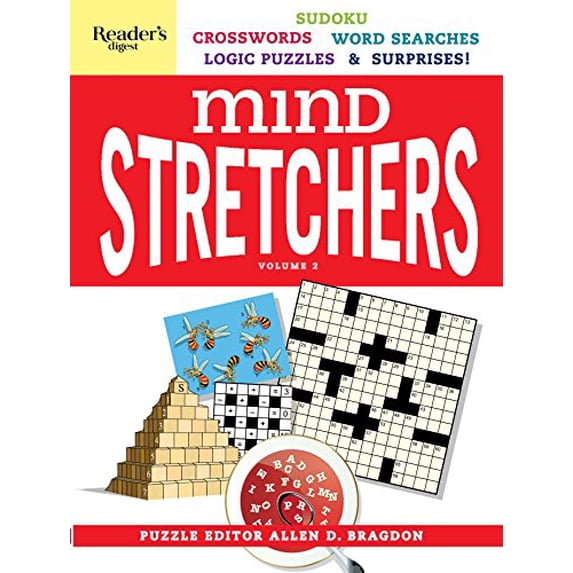 Pre-Owned Reader's Digest Mind Stretchers Puzzle Book Vol.2, 2: Number Puzzles, Crosswords, Word Searches, Logic Puzzles & Surprises (Spiral-bound) 162145374X 9781621453741