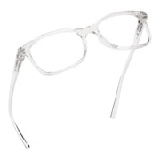 Readerest Blue Light Blocking Glasses   Thin Reflective Lens, Anti-Glare Computer Eyeglasses, UV Protection, Eye Strain Relief Clear, 2.75 Magnification