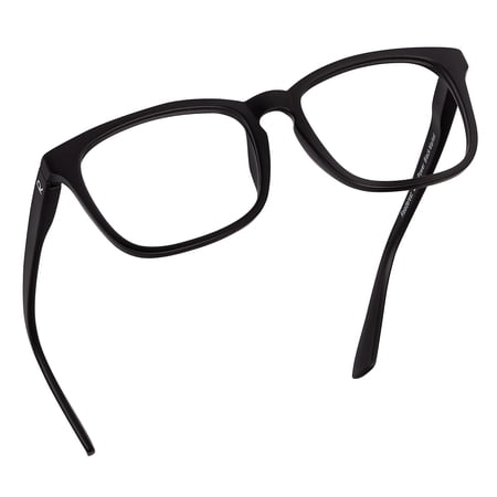Readerest Blue Light Blocking Reading Glasses (Black, 1.75 Magnification) Computer Eyeglasses With Thin Reflective Lens, Antiglare, Eye Strain, UV Protection, Stylish For Men And Women