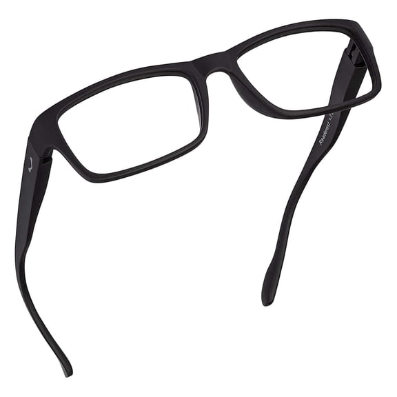 Readerest Blue Light Blocking Reading Glasses (Black, 1.75 Magnification) Computer Eyeglasses With Thin Reflective Lens, Antiglare, Eye Strain, UV Protection, Stylish For Men And Women