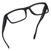 Readerest Blue Light Blocking Reading Glasses Black, 1.75 Magnification Computer Eyeglasses With Thin Reflective Lens, Antiglare, Eye Strain, UV Protection, Stylish For Men And Women