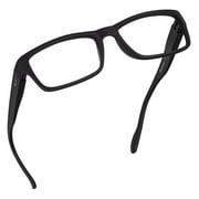 Readerest Blue Light Blocking Reading Glasses (Black, 1.75 Magnification) Computer Eyeglasses With Thin Reflective Lens, Antiglare, Eye Strain, UV Protection, Stylish For Men And Women