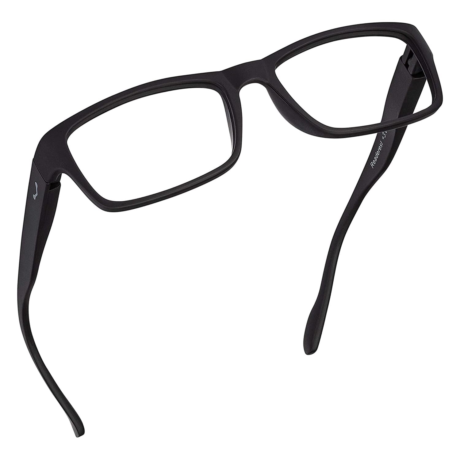 Readerest Blue Light Blocking Reading Glasses (Black, 2.25 Magnification) Computer Eyeglasses With Thin Reflective Lens, Antiglare, Eye Strain, UV Protection, Stylish For Men And Women