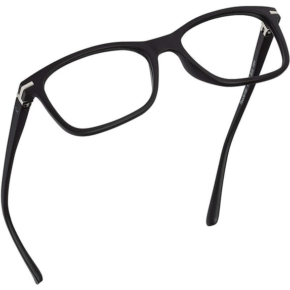 Readerest Blue Light Blocking Reading Glasses Black Zero Magnification